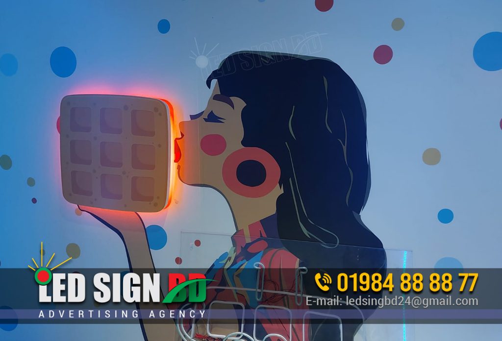 Manufacturer of Led Neon Flex & Neon Sign Bangladesh, Neon Sticker for Restaurant Signage