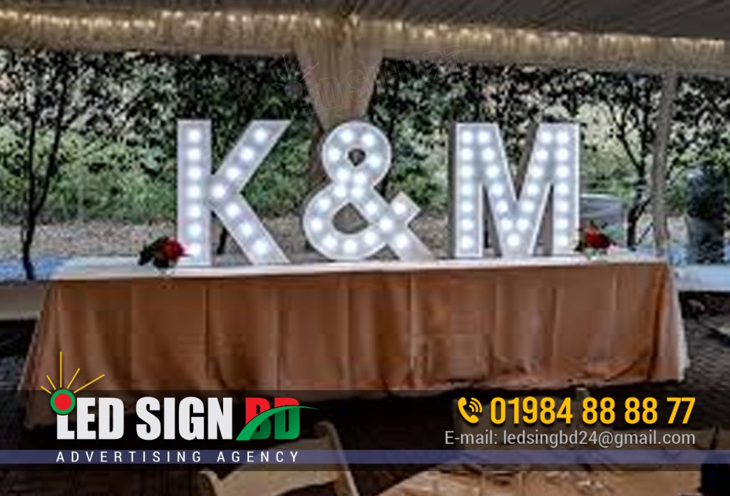 Marquee Animation Letter Signage in Dhaka Bangladesh