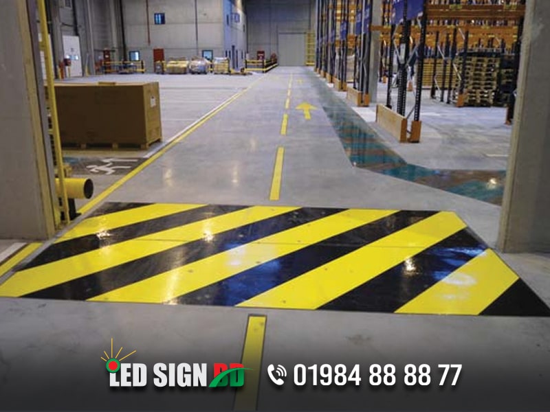 Floor And Area Marking Solution , Road Direction, Floor Marking Penting bd, Road Marking tep bd, Non-Flammable Acrylic Road Painting Machine Line Marking Traffic Thermoplastic Cold Road Marking Paint, Conformable Anti-Slip Traction Tape, Rubber Speed Humps
