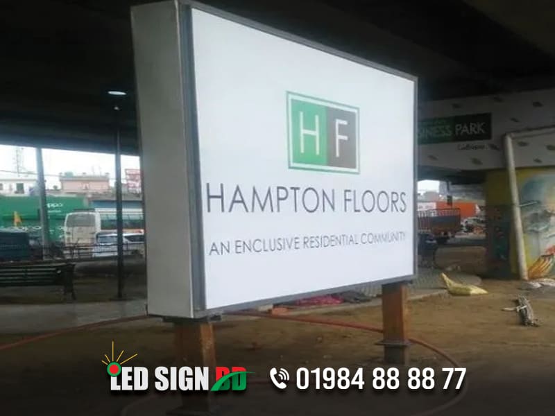 Project Lighting sign board,