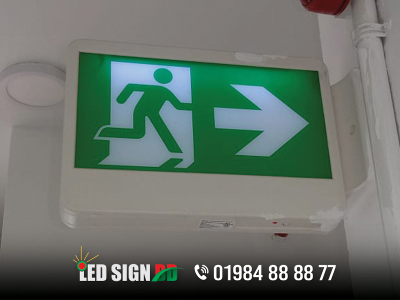 Exit Sign Board, Exit and in signboard bd