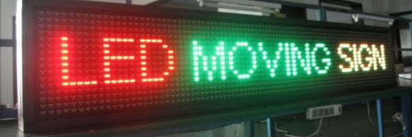 LED Moving Display & Message LED Sign Making Rent
