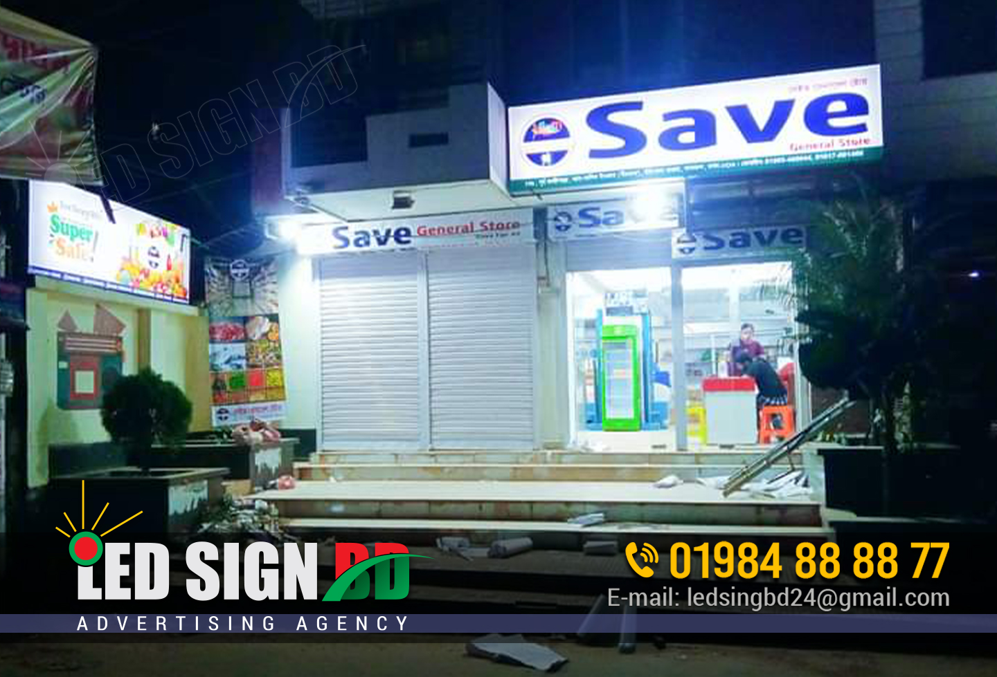 Pana Lighting Signboard, Non Lit Signboard bd, Backlit Signboard bd, Neon Signboard BD, Shop Signboard bd, Super shop lIGHTING signboard Signage