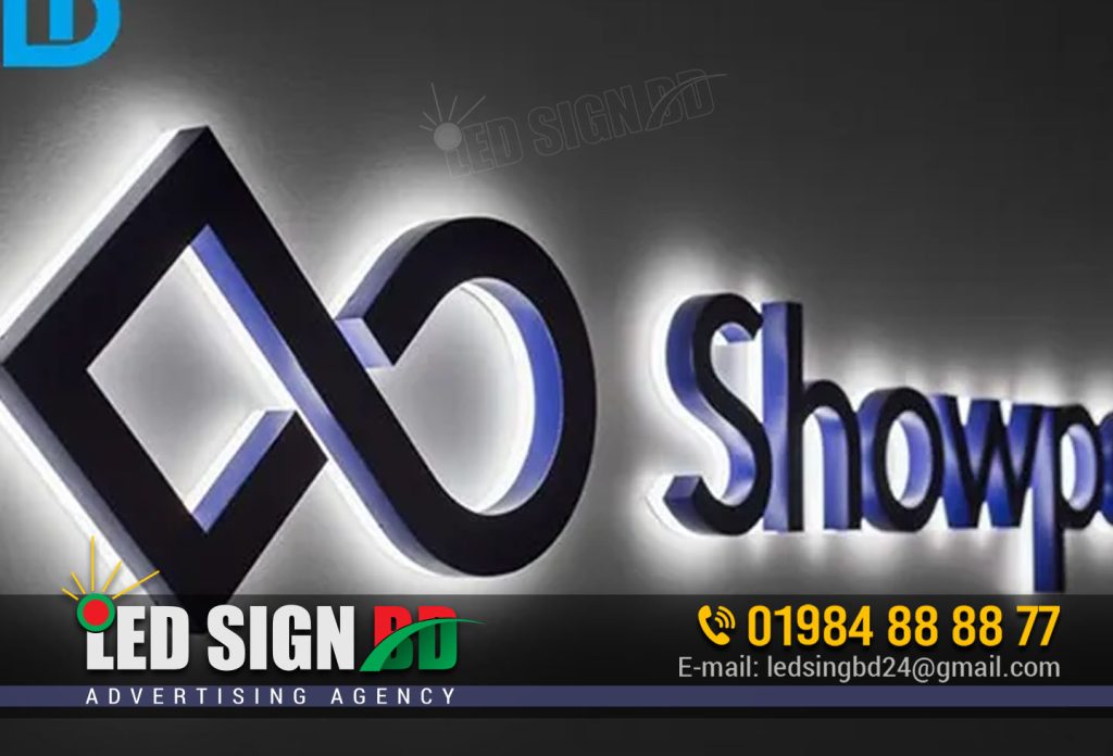 3d back lit signs & front lit Signs in Bangladesh