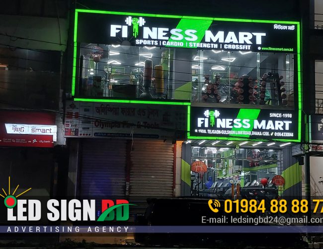 showroom outside decoration by acrylic letter signage