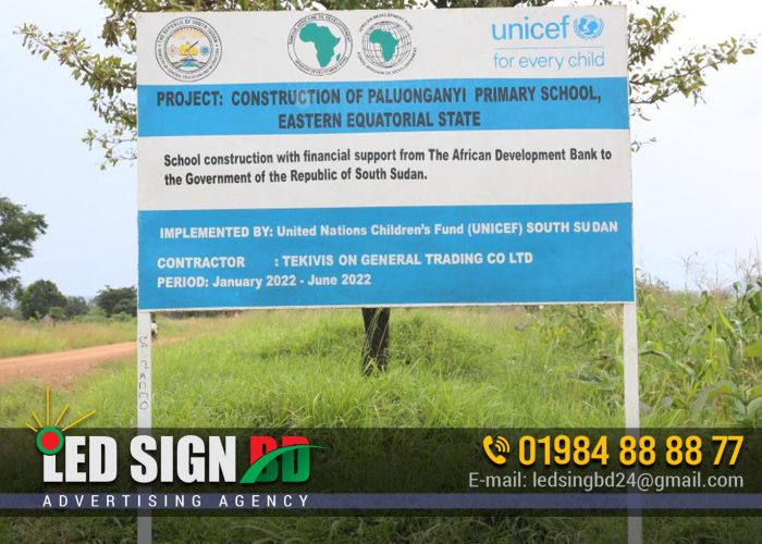 Project Sign Board Signage Price in Bangladesh