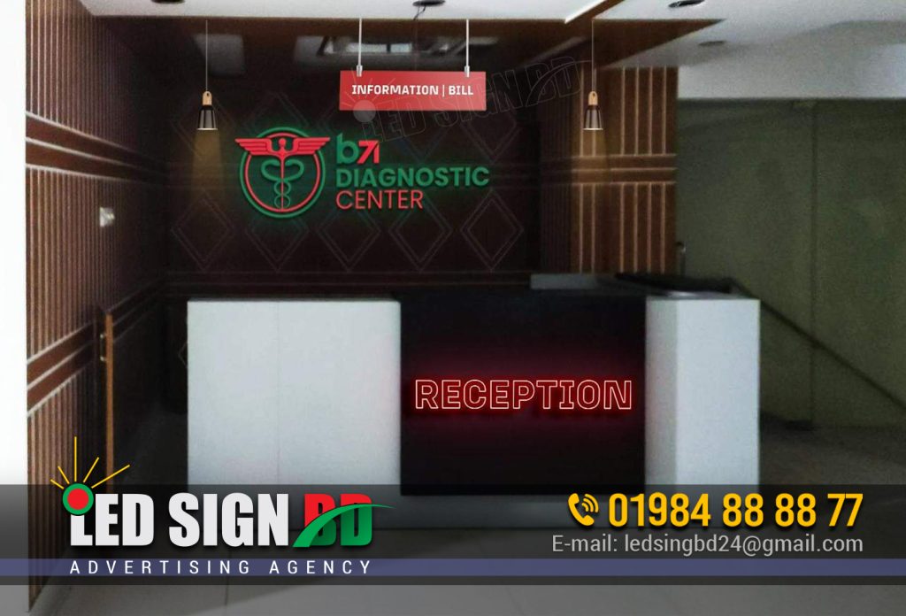 Reception Acrylic SS ACP Glass Nameplate BD Leave a Comment / Acrylic Logo SIgnboard, Acrylic Nameplate Design, Cast Acrylic & PVC Sheet, LED Acrylic Sign / By LED Sign Reception Nameplate Signage Archives – Name Plate Design. Reception Nameplate Signage. Agro Name Plate Signage in Dhaka Bangladesh, Glass Logo Name Plate Design BD. Rated 0 out of 5. Reception Nameplate Signage. Parking Name Plate Signage in Bangladesh. Reception Name Plate Design For company, desk name plate, manager name plate, name. Defiance Logo Name Plate. LED SIGN BD – Reception Nameplate, Doctor’s Nameplate. Reception Nameplate Signage. Name Plate Signs Price in Dhaka Bangladesh. Name Plate Manufacturer – IshaTech Advertising Ltd. Acp Board Name Plate with Acrylic Top Letter Backlit LED. name plate price in Bangladesh. Office Name Plate. Name Plates Stainless Steel Makers Price in Dhaka Door. led sign bd LED Sign Board Neon Sign bd SS 3D. Reception Acrylic SS ACP Glass Nameplate BD. Reception Acrylic SS ACP Glass Nameplate BD Different Kind of nameplate When it comes to nameplates, there are various types and styles available depending on their purpose and location. Here are some different kinds of nameplates: Traditional Nameplate: A classic nameplate typically made of metal or wood, engraved with a person’s name or designation. Reception Acrylic SS ACP Glass Nameplate BD. Desk Nameplate: A small nameplate placed on a desk or workstation to display an individual’s name and job title. Door Nameplate: A nameplate placed on a door or entrance to identify a room or office. It often includes the occupant’s name and designation. Wall-Mounted Nameplate: A nameplate attached to a wall or surface, commonly used in office buildings, hospitals, or educational institutions to indicate room numbers or specific areas. Cubicle Nameplate: A nameplate designed for cubicle walls or partitions to identify an employee’s workspace. Office Nameplate System: A modular or interchangeable system that allows for easy customization and updates to nameplates, often used in large office settings. Outdoor Nameplate: A durable nameplate designed for outdoor use, such as on the exterior of a building or at an entrance, made to withstand weather conditions. Personalized Nameplate: A custom-made nameplate that can be personalized with unique designs, colors, or materials, reflecting the individual’s personality or style. Nameplate Plaque: A decorative nameplate often used for commemorations or awards, featuring engraved text or images. Digital Nameplate: A modern electronic display that can show dynamic text or images and is often used in digital signage or interactive displays. Remember, the type of nameplate you choose will depend on your specific needs and the environment in which it will be displayed. Consider factors such as durability, aesthetics, and readability when selecting the appropriate nameplate for your requirements. Post navigation ← Previous Post