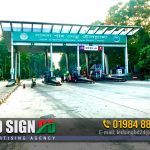 Toll Billboard Roadside Signage Making Manufacturer