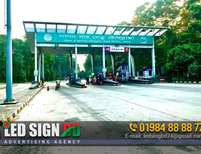 Toll Billboard Roadside Signage Making Manufacturer