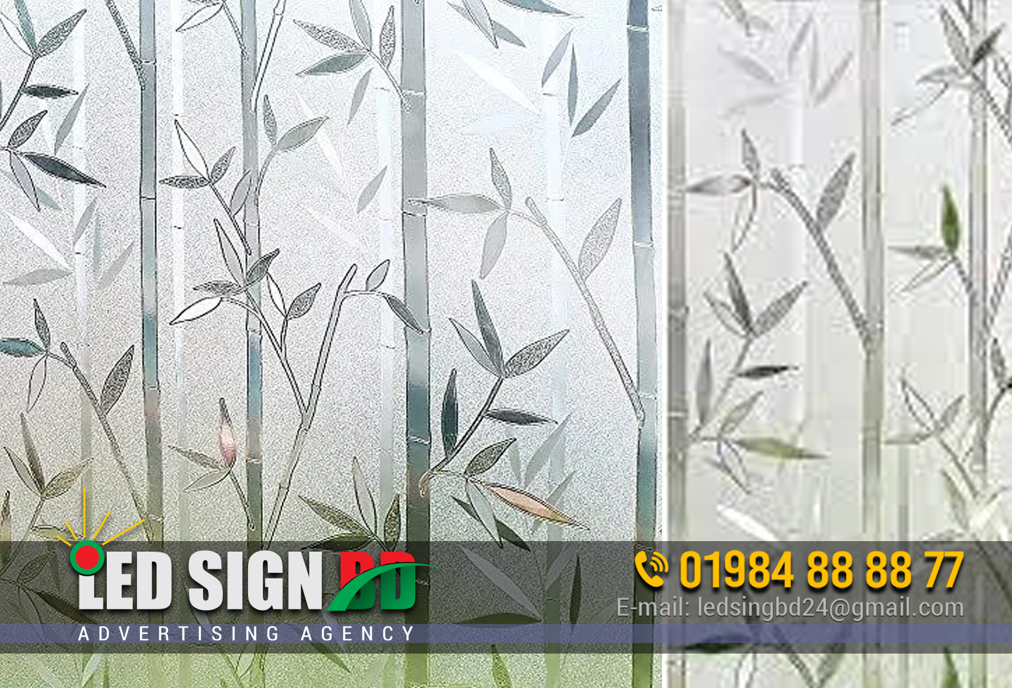 Waterproof Frosted Glass film sticker Cost Price Making Leave a Comment / Frosted Sticker / By LED Sign 2Mx 45CM PVC Waterproof Frosted Glass Film Sticker. PVC Waterproof Frosted Glass Film Sticker for Bathroom Window Home Privacy at lowest prices in Bangladesh. Frosted Glass Sticker Best Price in Bangladesh | Mirpur. Buy Glass Sticker Products Online in Bangladesh. Shop for Glass Sticker products online in Dhaka, a leading shopping store for Glass Sticker products at discounted prices along with great deals and offers. Frosted Glass Sticker – Dhaka. Frosted Glass Sticker in Other Office Furniture. Waterproof Frosted Glass film sticker Cost Price Making. Waterproof Frosted Glass film sticker Cost Price Making Office Furniture, Furniture, Home & Living – best price in Bangladesh. Dhaka Frosted Glass Sticker Best Price in Bangladesh. Best Folding Door Making Service at Home in Dhaka. Mirpur Frosted Glass Sticker Best Price in Bangladesh & Frosted. BD Frosted Glass Sticker Best Price in Bangladesh & Frosted Paper Sticker Price in Bangladesh for Indoor Frosted Sticker Paper Print Branding. Company Frosted Glass Sticker Price in Bangladesh | Dhaka. Frosted Glass Sticker Best Price in Bangladesh. Frosted Glass Sticker Best Price in Bangladesh, Dhaka. When it comes to sticker printing, signboard manufacturing, billboard production, vinyl inkjet printing, and supply of advertising materials, there are various companies and suppliers that offer these services. Here is some information related to your query: Sticker Printing Companies: Sticker printing companies specialize in printing various types of stickers, including vinyl stickers, promotional stickers, window decals, and more. They can often provide custom design and printing services to meet specific requirements. Signboard and Billboard Manufacturers: Signage companies and manufacturers offer the design, fabrication, and installation of signboards and billboards. They work with different materials such as metal, acrylic, or PVC to create durable and visually appealing outdoor advertising solutions. Vinyl Inkjet Printing Suppliers: Suppliers of vinyl inkjet printing materials provide the necessary equipment and supplies for printing on vinyl substrates. This includes inkjet printers, vinyl rolls, and compatible inks for vibrant and long-lasting prints. Advertising Material Suppliers: Various suppliers specialize in providing advertising materials such as banners, display stands, flags, and promotional products. They offer a wide range of options to support different advertising campaigns and events. Waterproof Frosted Glass Film Sticker: Companies that specialize in window films often offer waterproof frosted glass film stickers. These stickers provide privacy, UV protection, and an aesthetically pleasing frosted appearance on glass surfaces. Cost and Price: The cost and price of sticker printing, signboard manufacturing, billboard production, vinyl inkjet printing, and advertising materials can vary depending on factors such as the size, material, design complexity, quantity, and additional services required. It’s best to contact specific companies or suppliers to obtain accurate cost estimates based on your specific project requirements. When selecting a supplier or company for your needs, consider factors such as their experience, portfolio, customer reviews, pricing, turnaround time, and the ability to deliver high-quality products. Additionally, ensure that the materials used are of good quality, durable, and suitable for the intended purpose, such as outdoor use or adherence to glass surfaces. Waterproof Frosted Glass film sticker Cost Price Making.