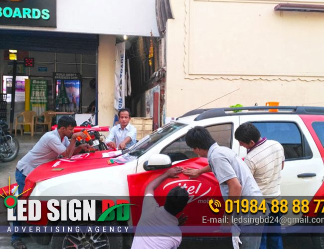 Vehicle Branding Wrapping Sticker maker in Bangladesh