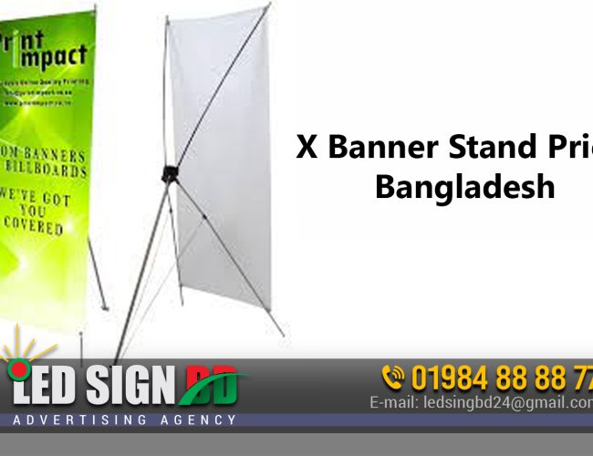 X Banner Stand Price in Bangladesh