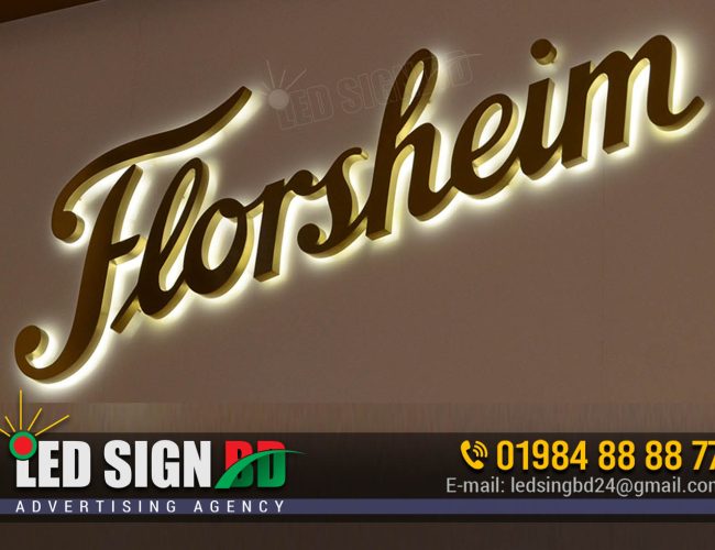 Led Stainless Steel Letters Signage BD