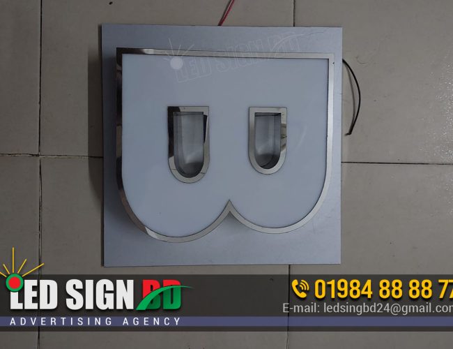 SS Sidelit & Backlit LED Sign