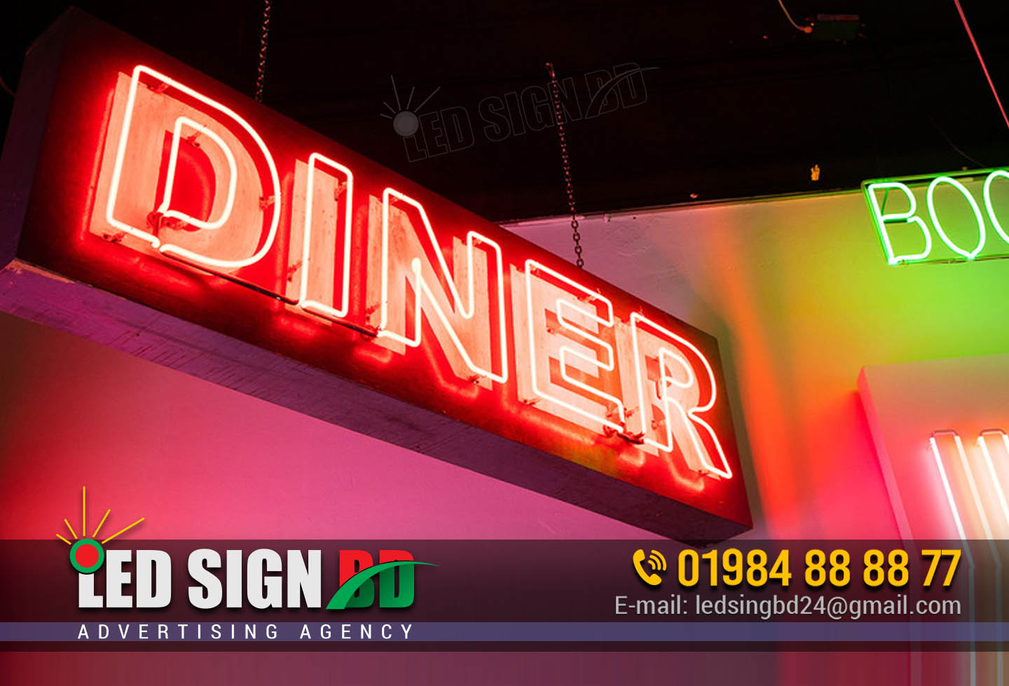 Custom Neon Signs: You can order custom neon signs from various online and local shops that specialize in neon signage. They allow you to create personalized designs and messages. Neon Signs Near Me: To find neon sign shops near your location, you can use online directories, search engines, or inquire at local sign and lighting stores. LED Neon Signs: LED neon signs are an energy-efficient alternative to traditional glass neon signs. They are often more durable and can be customized in various colors and designs. Real Neon Signs: Traditional neon signs are made using glass tubes filled with neon or other gases that emit light when electrified. They offer a classic, retro look. BD Neon Signs for Sale: You can find neon signs for sale on e-commerce websites like Amazon, eBay, or specialized neon sign retailers. Neon Signs in Bangladesh: To find neon signs in Bangladesh, you can check with local signage companies or explore online options that ship to Bangladesh. Ads Neon Art for Bedroom Decoration: Signage Neon Art for Bedroom Decoration Ideas: Neon art can add a vibrant and unique touch to bedroom decor. Consider using neon signs or neon-inspired wall art with quotes, symbols, or abstract designs. DIY Neon Art for Bedroom Decoration: If you're feeling creative, you can create your own neon-inspired artwork using LED strips, acrylic panels, and neon-like colors. Best Neon Art for Bedroom Decoration: The best neon art for bedroom decoration depends on your personal style and preferences. Explore various designs and colors to find what suits your space. Company Neon Art for Bedroom Decoration on Amazon: You can find a variety of neon art pieces on Amazon that are suitable for bedroom decoration. Agency Dhaka Neon Wall Art Anime: If you're a fan of anime, you can find neon-inspired wall art featuring anime characters or themes. Neon Color Wall Art: Neon-colored wall art uses vibrant, eye-catching colors to create a bold and contemporary look. Advertising BD Neon Decoration for Restaurants and Hotels: Neon Decoration for Restaurant and Hotel Ideas: Neon signs or decor can create a unique ambiance in restaurants and hotels. Consider using neon signs with the restaurant or hotel's name, thematic designs, or inspirational quotes. Modern Neon Decoration for Restaurant and Hotel: Modern neon decoration often involves sleek and minimalist designs that fit well with contemporary restaurant and hotel aesthetics. Led Neon Restaurant Sign: A neon restaurant sign with the name or logo can help attract customers and create a memorable visual identity. Lighting LED Restaurant Signs Outdoor: LED signs are often used for outdoor advertising and are energy-efficient. Neon Light Restaurant Near Me: To find neon-lighted restaurants near you, you can search online or use restaurant review platforms. Vintage and Retro Neon Signs: Ads Vintage Neon Sign for Bar and Coffee Shop: Vintage neon signs can add a nostalgic and retro vibe to bars and coffee shops. They often feature classic fonts and designs. Retro Neon Sign for Bar and Coffee Shop: Retro neon signs may have a 1950s or 1960s aesthetic with bright colors and unique shapes. Outdoor Neon Sign for Bar and Coffee Shop: Outdoor neon signs are designed to be visible from a distance, attracting customers to your establishment. Custom Neon Sign for Bar and Coffee Shop: Custom neon signs allow you to incorporate your brand's name and logo into the design. Best Neon Sign for Bar and Coffee Shop: The best neon sign for your bar or coffee shop depends on your theme and branding. BD Neon Sign for Bar and Coffee Shop on Amazon: You can find a variety of neon signs for bars and coffee shops on Amazon. Personalized Neon Letter Signs for Event Management: Lighting Personalized Neon Letter Signs for Event Management: Personalized neon letter signs can be used at events to display names, messages, or event branding. You can order these from custom signage companies. Wedding and Event Neon Signs: Birthday and Marriage Ceremony Neon Signs DIY: You can create DIY neon signs for birthdays and marriage ceremonies using LED strips and acrylic panels. Neon Name Wedding Sign: A neon name sign can be a beautiful addition to wedding decor, displaying the couple's names or initials. Best Place to Buy Neon Sign for Wedding: Consider looking for wedding neon signs on Etsy or specialized wedding decor stores. Illuminated Wedding Signs: Illuminated signs, including neon signs, can add a magical touch to wedding ceremonies and receptions. Personalized Neon Signs: Personalized neon signs can be customized with the couple's names, wedding date, or other meaningful messages. LED Lighting Neon Signs in Bangladesh: Best LED Lighting Neon Signs Dhaka, Bangladesh: You can inquire about LED lighting neon signs in Dhaka, Bangladesh, from local sign makers or explore online options for custom LED signage. Neon Light Price in BD: The price of neon lights in Bangladesh can vary depending on size, complexity, and materials used. You can request quotes from local suppliers for accurate pricing. Neon Flexible Strip Light Price in Bangladesh: Neon flexible strip lights can be used for various decorative purposes and are available in different price ranges. Custom Neon Signs BD: For custom neon signs in Bangladesh, you can reach out to local signage and lighting companies that offer customization services. Remember to consider your budget, design preferences, and the intended use when choosing neon signs and decorations for your specific needs.