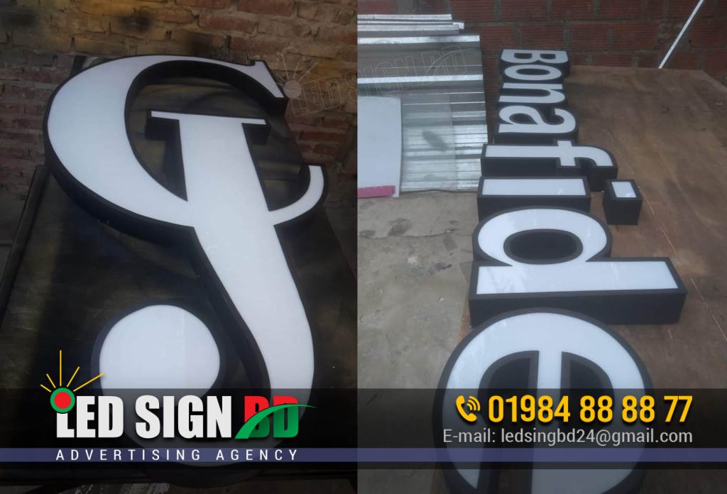 Manufacturer of SS Bata Model Letter Signs in Bangladesh