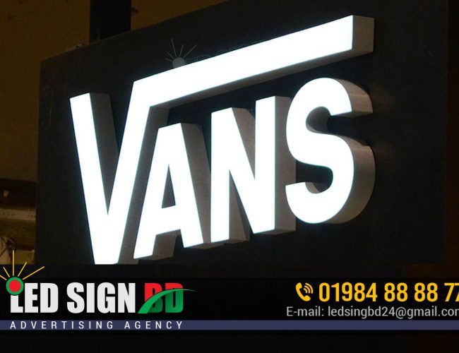 Front Lit & Backlit Letter Signage Company BD