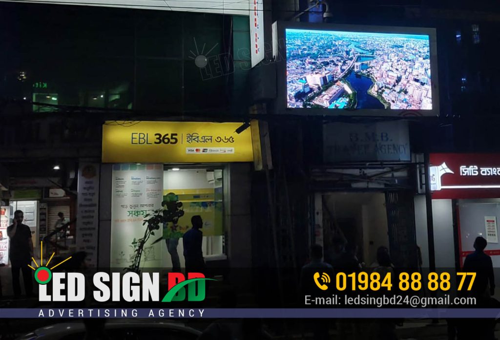 Full Color P6 P5 Indoor & Outdoor LED Display Screen Price BD, Outdoor P5 Advertising LED Display Screen