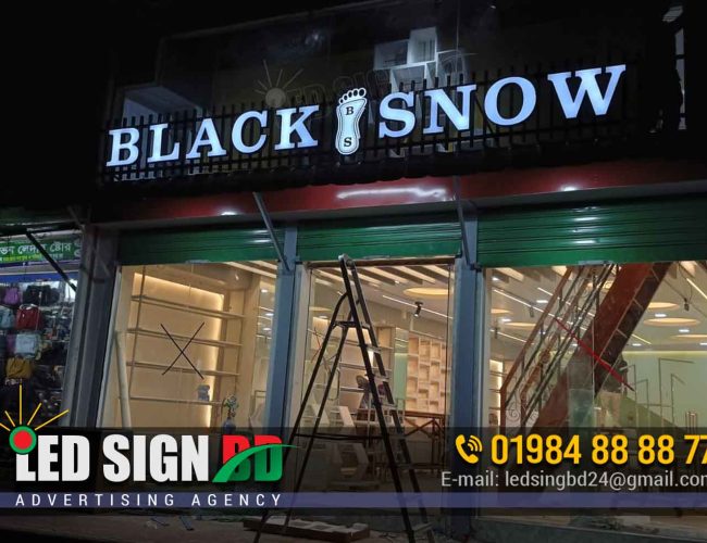 Shoes Store Acrylic 3D Lighting Letter Making BD