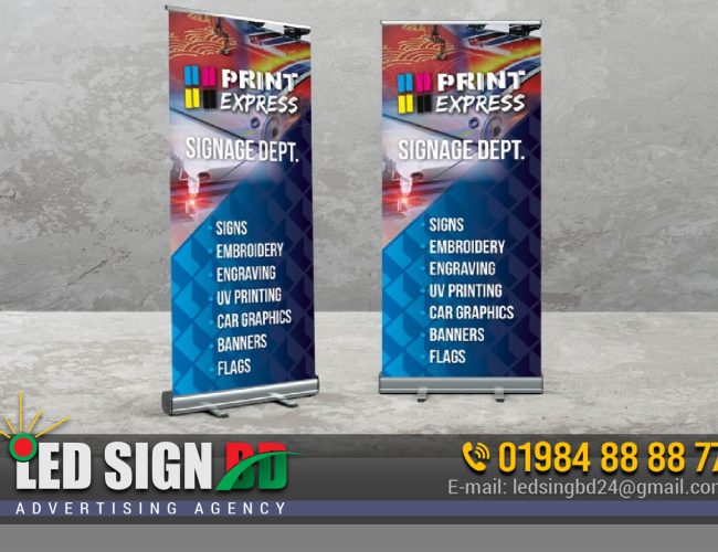 X-Stand Pop-Up and Roll-Up Banner Price Bangladesh