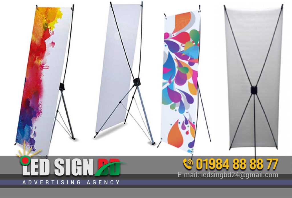 X-Stand Pop Up & Roll up Banner Price Bangladesh