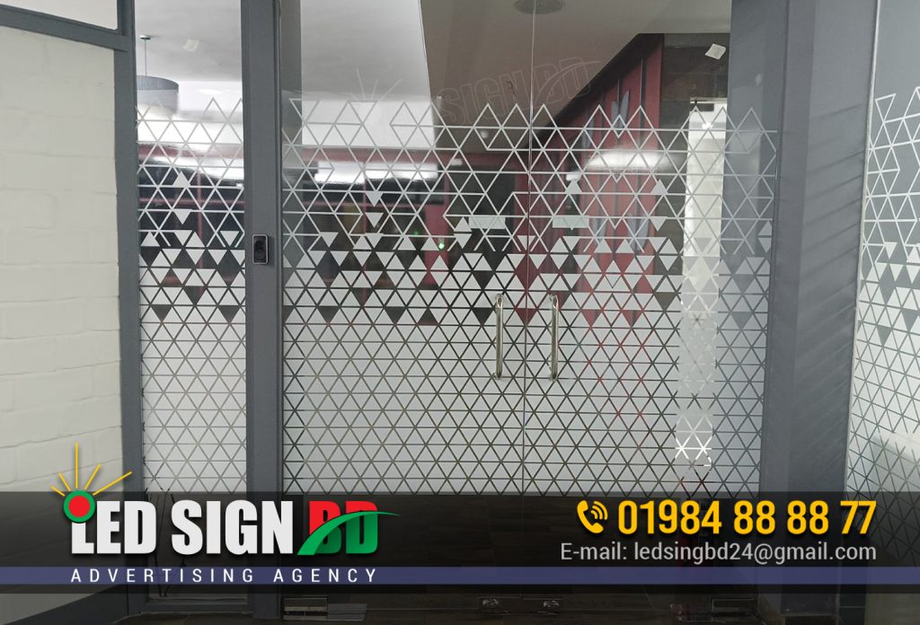 Frosted Glass Sticker Label Price in Bangladesh