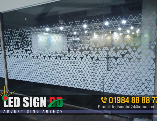 Frosted Glass Sticker Label Price in Bangladesh