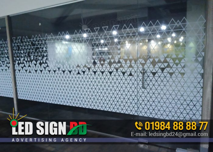 Frosted Glass Sticker Label Price in Bangladesh