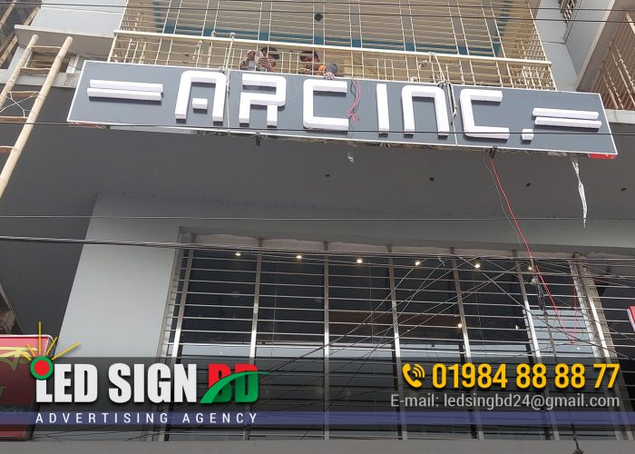 ARC INC.GARMENT ACRYLIC LIGHTING NAME PLATE