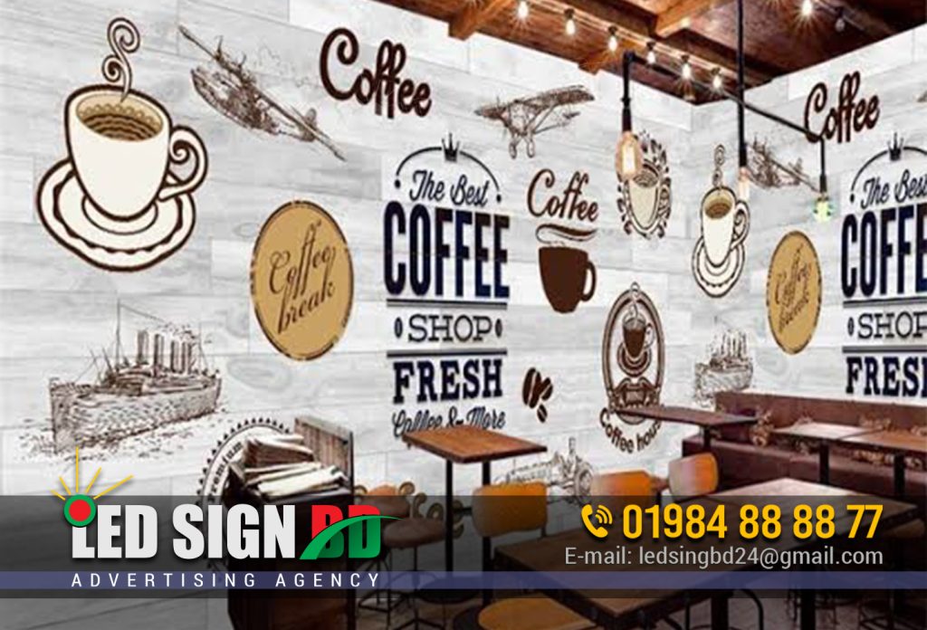 restaurant wall sticker shop, sticker printing bd