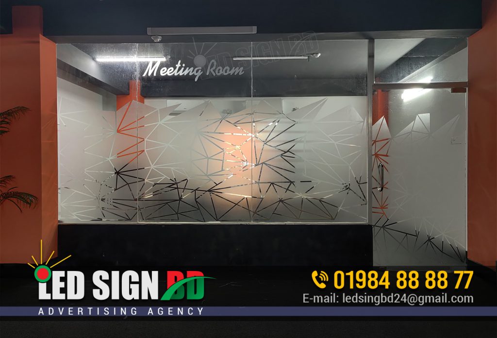 VINYL GLASS STICKER SHOP IN GULSHAN, BANANI, MIRPUR, DHAKA