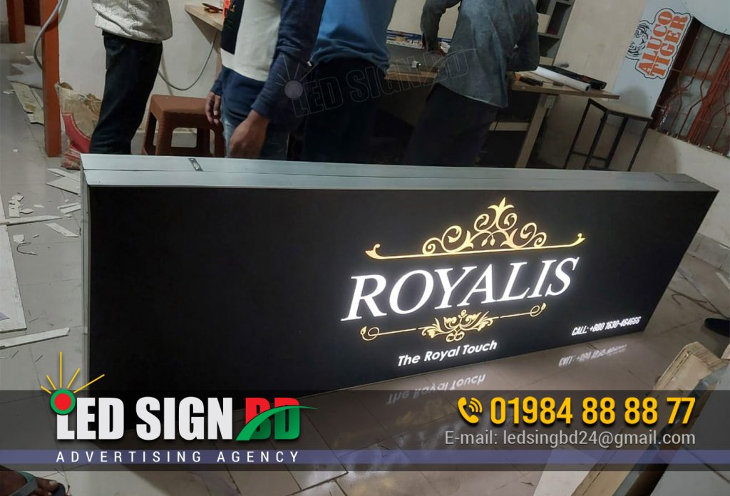 ROYALIS SHOP ALUMINIUM PROFILE BOX SIGNBOARD