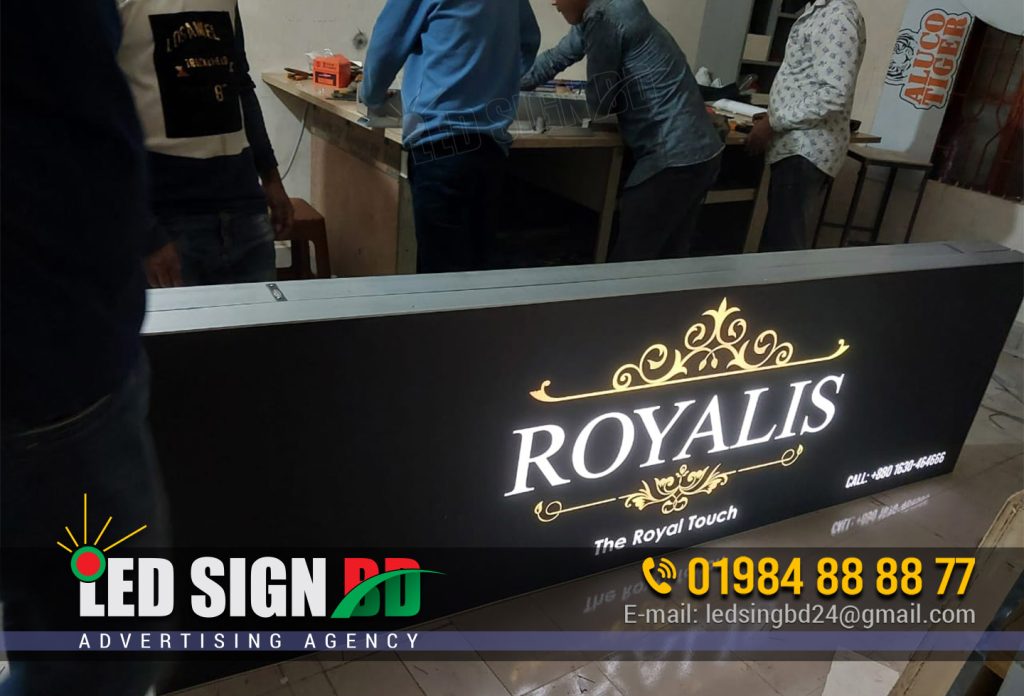 ROYALIS SHOP ALUMINIUM PROFILE BOX SIGNBOARD