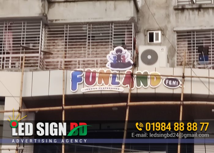 Outdoor Acrylic 3D Letter Sign in Bangladesh