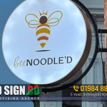 Storefront LED Bell Sign Board Making in Bangladesh