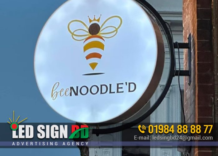 Storefront LED Bell Sign Board Making in Bangladesh