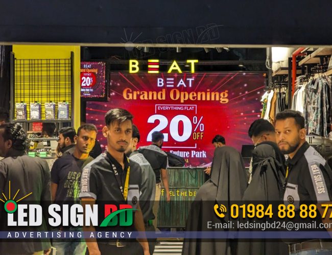 Indoor LED Display Screen Signboard Jamuna Future Park Bangladesh