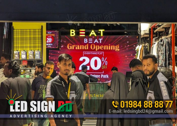 Indoor LED Display Screen Signboard Jamuna Future Park Bangladesh