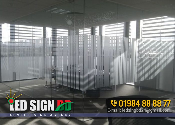 Thai Glass Sticker, Frosted, Inkjet, Vinyl and Barcode Design and Printing Service in Bangladesh