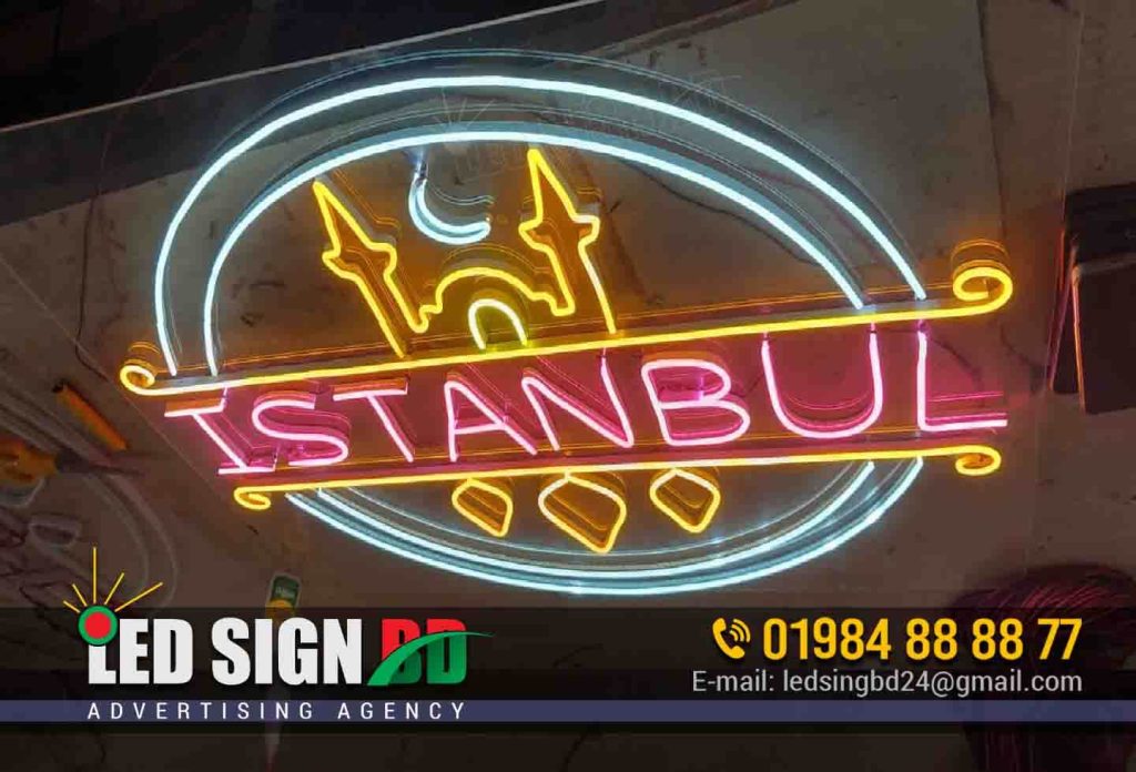 নিয়ন সাইনবোর্ড, Bell Sign Board LED Round Sign Board Dhaka BD