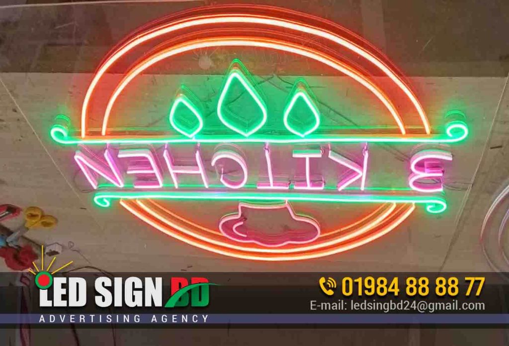 Restaurant Neon Sign Board