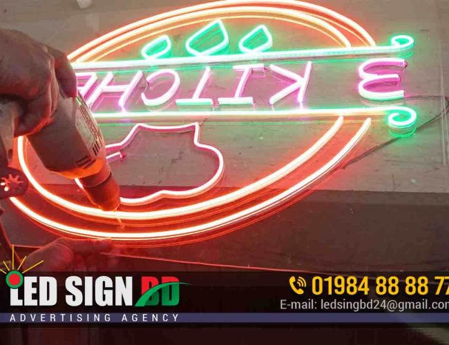 Neon Sign Board price in Bangladesh 2024