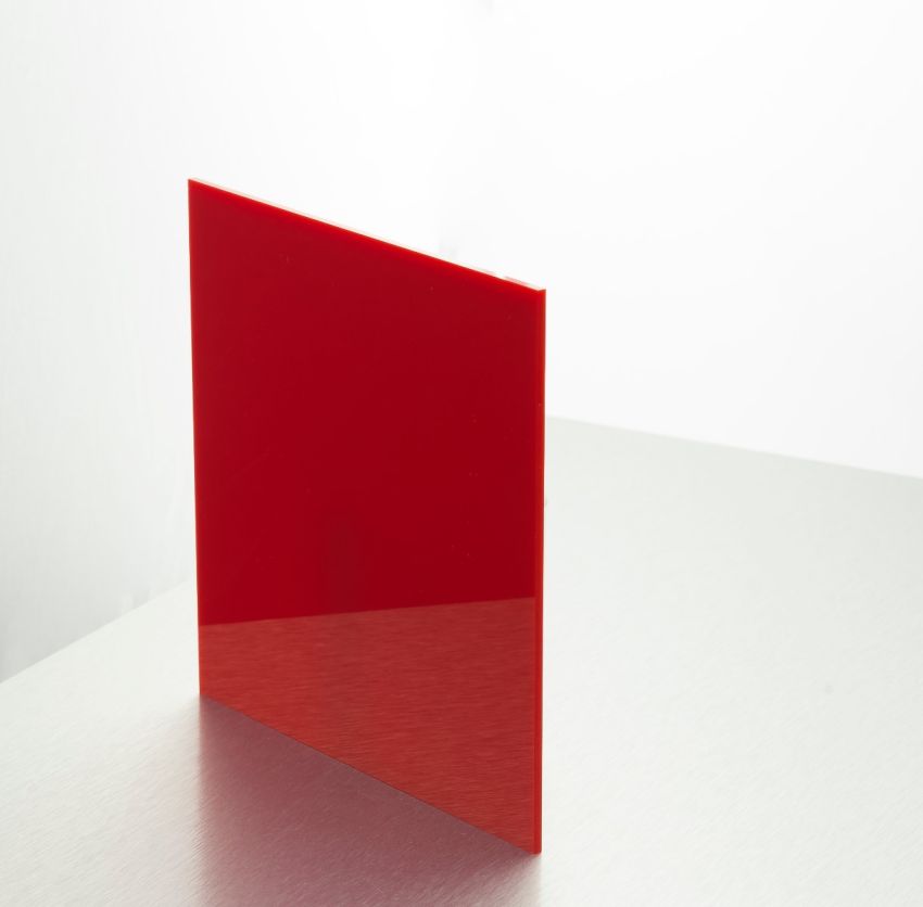 3mm Acrylic Plastic Sheet Red Color per sqft 19 Taka BTD