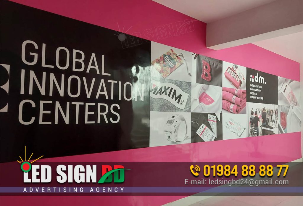 Interior Wall Sticker Design and Printing Service 2024