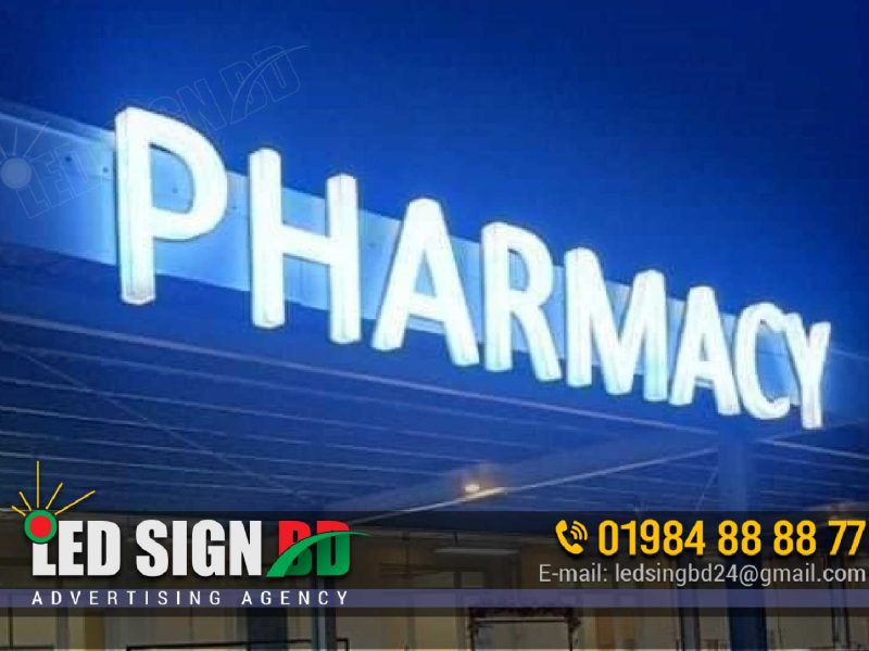 Acrylic Letter LED Sign Boards
