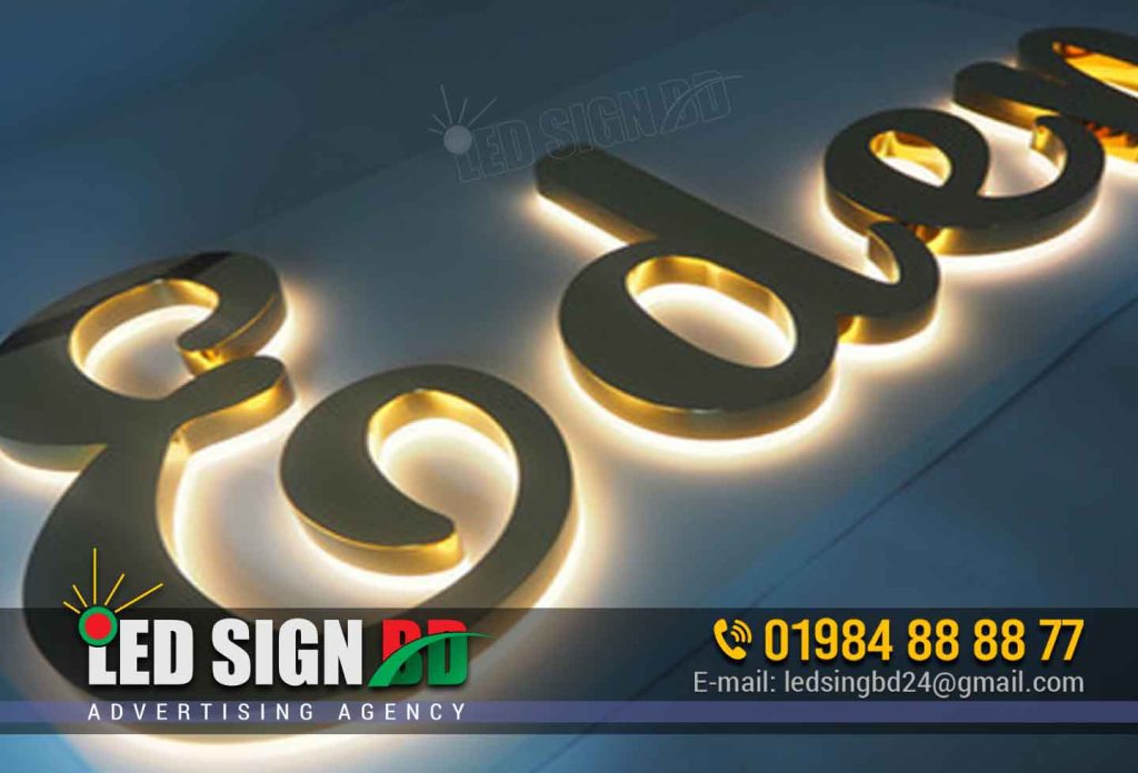Acrylic Letter With LED Light Signs