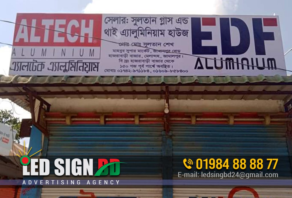 Sign Board LED Light Box Aluminum Profile Box