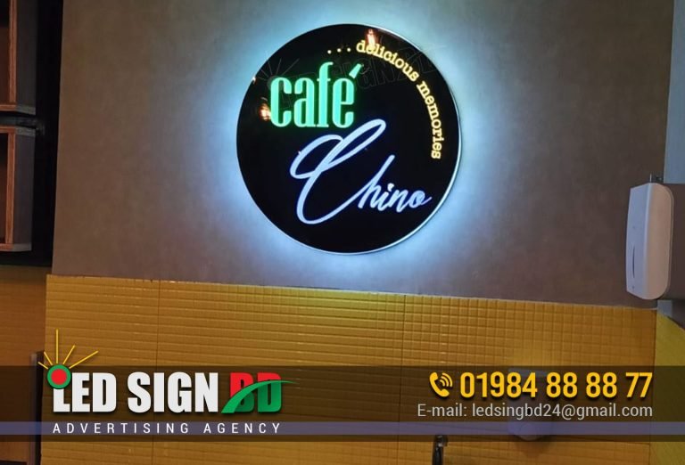 Round Bell Sign For Café Bar Hotel Restaurant - LED SIGN BD LTD ...