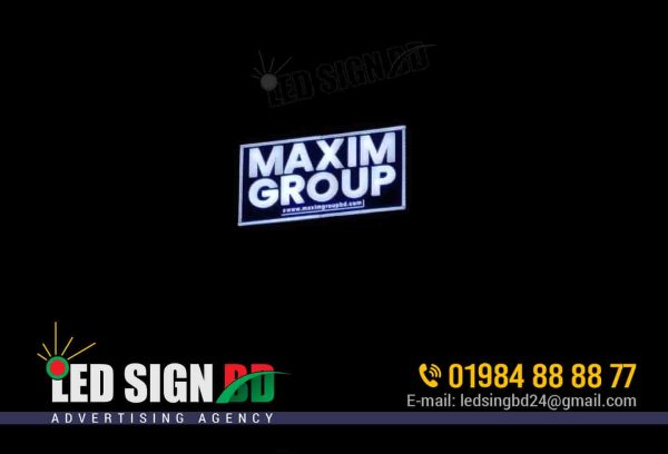 FRONT LIGHT ACRYLIC LETTER SIGN BOARD for Maxium Group