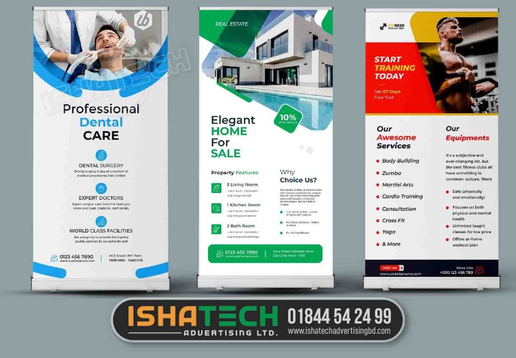 Hospital Roll Up Banner Design